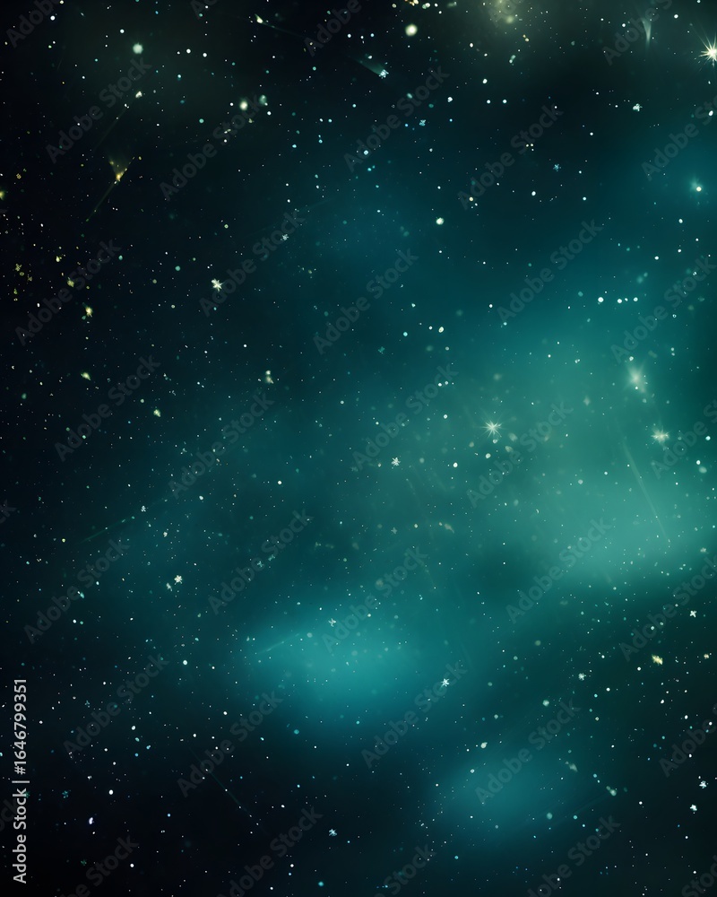 Fototapeta premium 은하수 빛이 번지는 초현실적 우주 공간