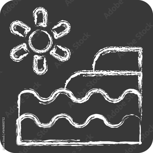 Icon Natural Resources. related to Natural Resources symbol. chalk Style. design editable