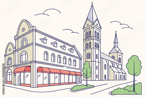 Roermond, Limburg, the Netherlands – Famous for its Designer Outlet and Munsterkerk.