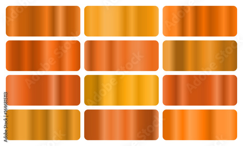 Bright tangerine gradient collection with zesty oranges and sunny highlights, ideal for energetic branding, tropical promotions, and warm, cheerful digital art.
