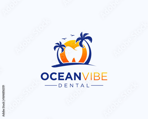 Ocean vibe dental logo