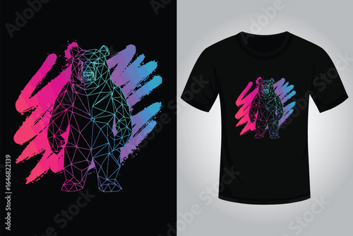 Bear Streetwear T Shirt Design