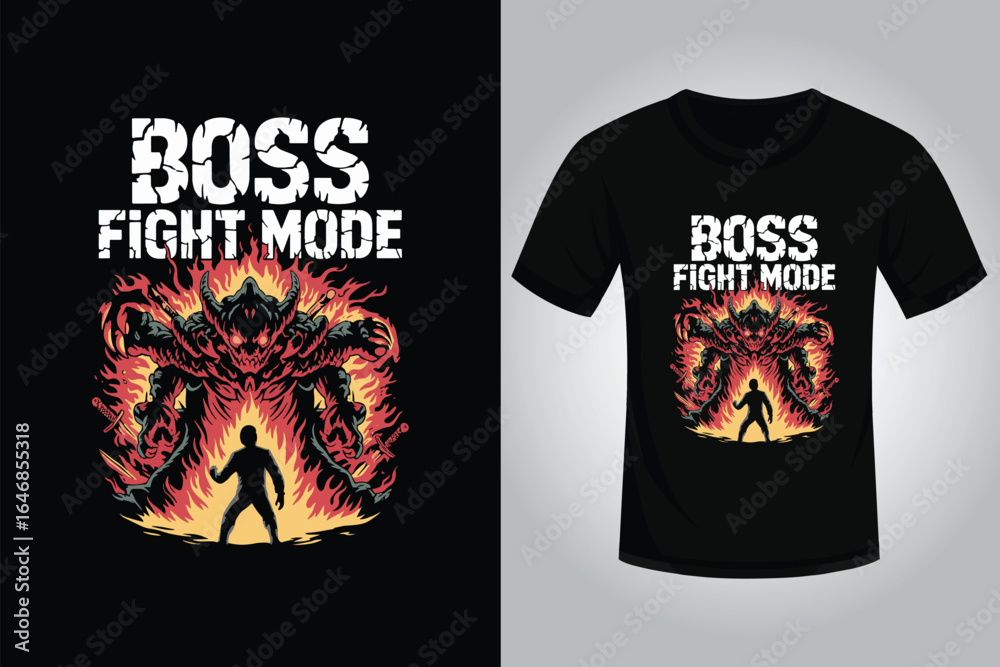 Fototapeta premium Gaming T shirt Design