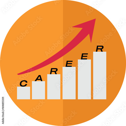 business, graph, chart, diagram, growth, arrow, bar, finance, success, market, icon, sign, 3d, data, vector, design, financial, money, up, stock, symbol, illustration, marketing, profit, progress