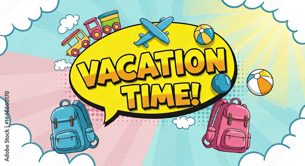 Obraz premium Summer Vacation Fun