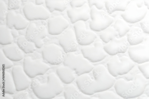Abstract White Relief Surface with Smooth Rounded Shapes Texture