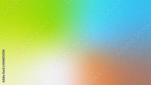 Vibrant color gradient with subtle grain creates a modern, abstract background for design projects