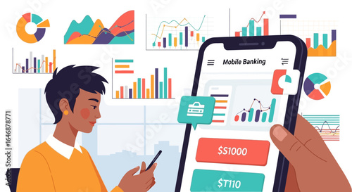 Digital Financial Management Through Mobile Banking App Analyzing Market Trends and Growth
