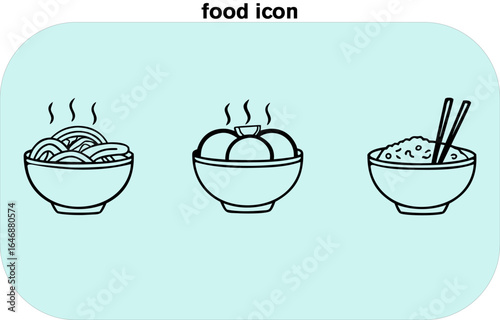 ice cream icon set