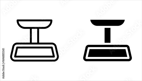 Car rearview mirror icon set. Internal backview safety mirror symbol on white background
