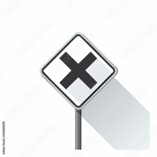 Crossbuck Road Symbol