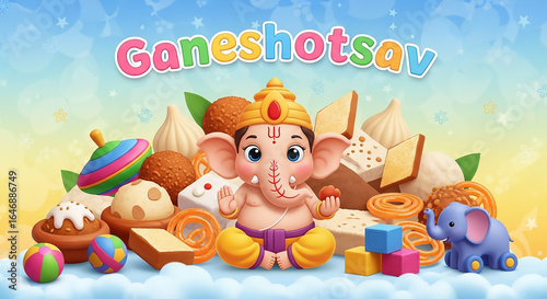 A Cute Ganeshotsav Greeting...