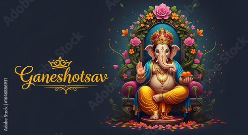 An Elegant Ganeshotsav Gree...