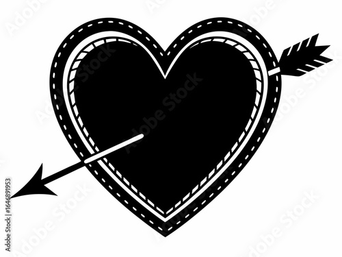 heart with arrow through it icon