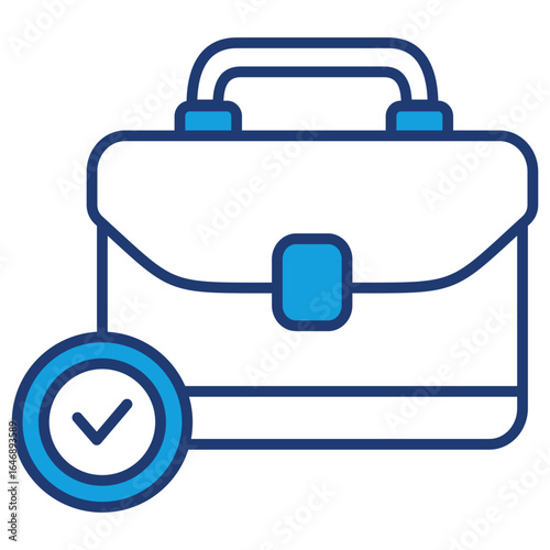 Work Blue Icon