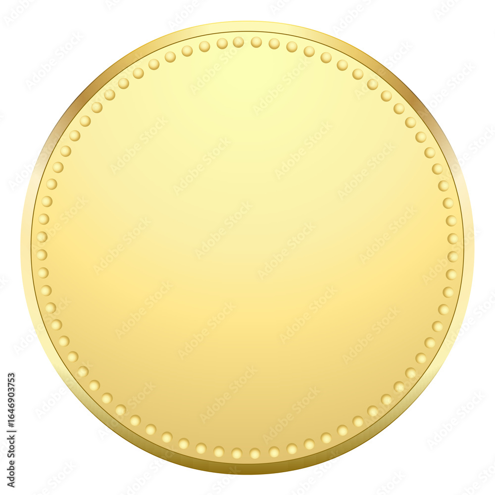 Médaille d'or sur fond blanc Médaille d'or sur fond blanc