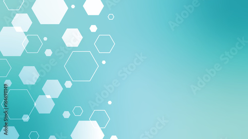 Blue science vector abstract background