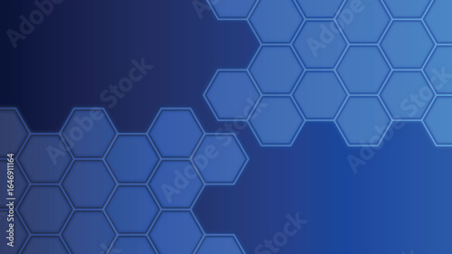 Blue science vector abstract background