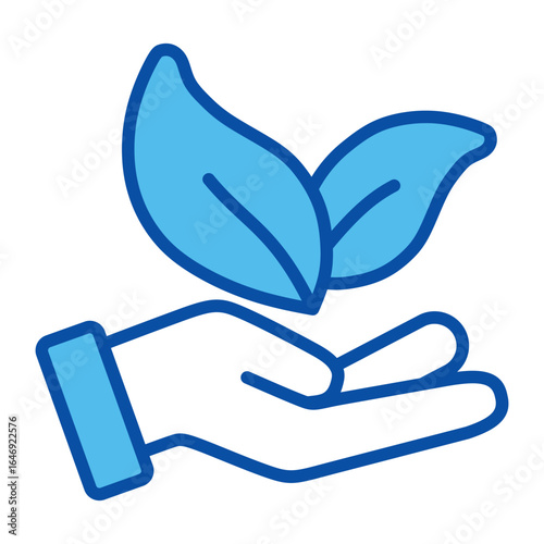 Remedy Icons In Blue Style, Vector Illustration
