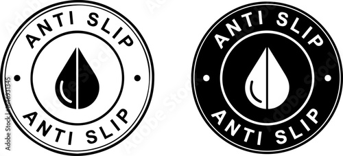 "Anti Slip" icons on white background