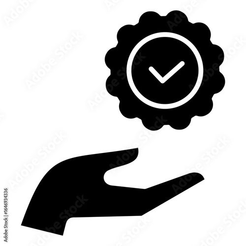 Assurance Glyph Icon