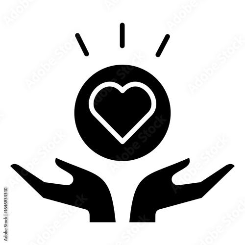 Respect Glyph Icon