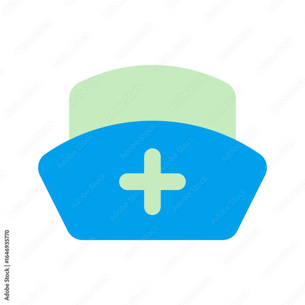 Fototapeta premium nurse duo tone icon