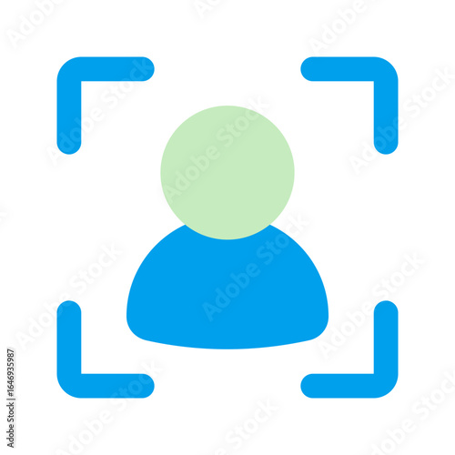 target audience duo tone icon