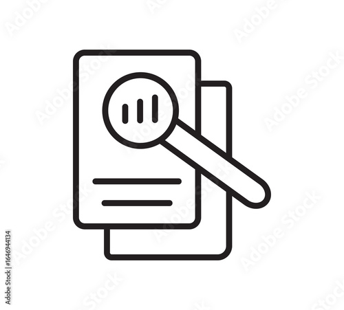 Accounting line icon vector illustration set.Overview vector icon set in solid style