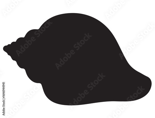 CONCH SHELL SILHOUETTE