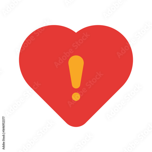 heart disease flat icon