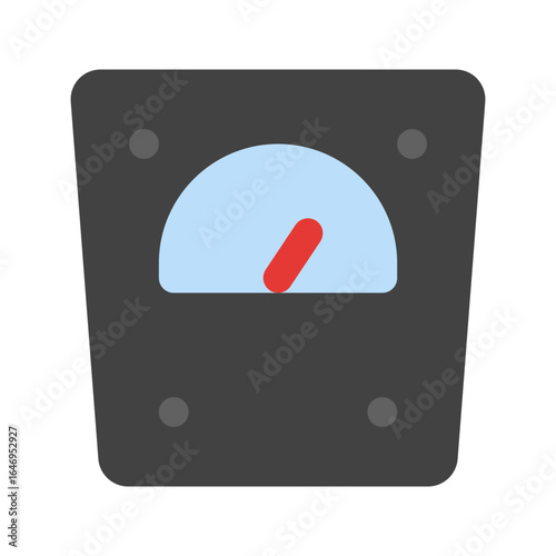 weight scale flat icon