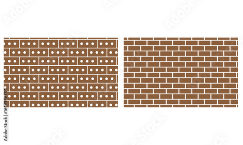 Stack of bricks vector illustration