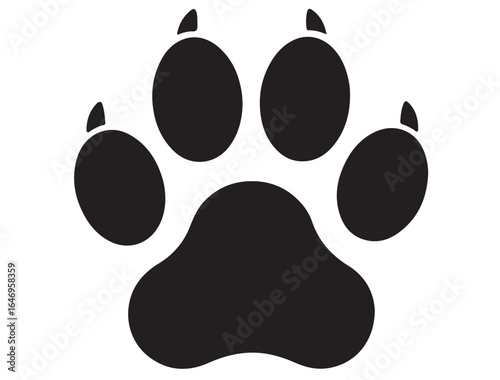 DOG PAW SILHOUETTE
