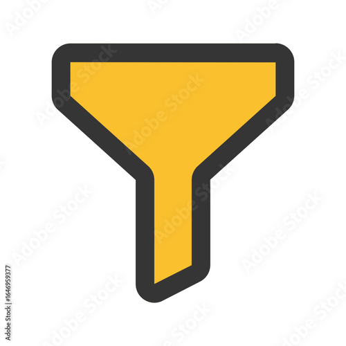 filter flat line icon