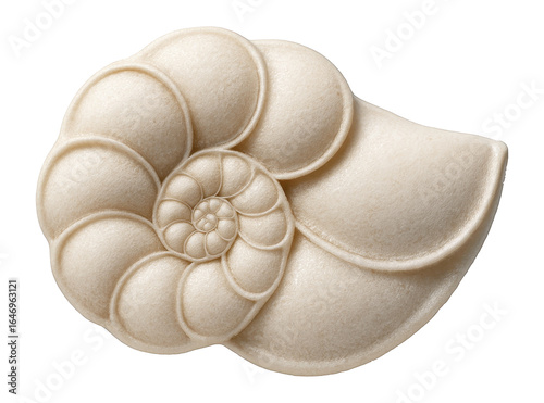 Foraminifera with calcareous shell, multiple chambers, and spiral arrangement