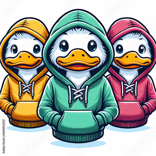 Duck in a hoodie (1)