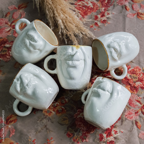 Ceramic cups, coffee cup