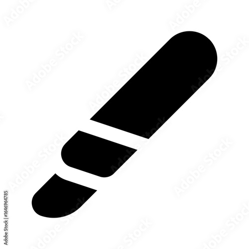 scalpel glyph icon