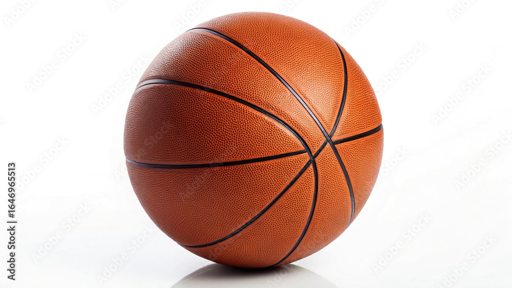 Fototapeta premium Basketball Ball – Sports, Game, Team, Player, Match, Competition, Champion, Court, Exercise, Training, Orange Ball, Equipment, Recreation, Tournament, Play, Outdoor, Indoor, Icon, Symbol