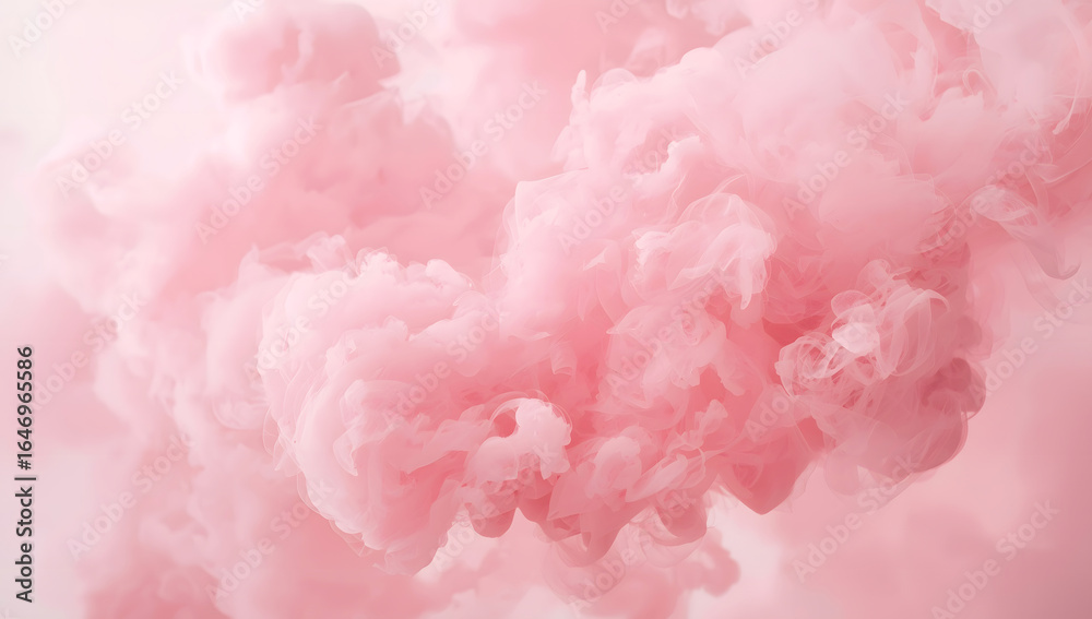 Fototapeta premium Dreamy Pink Smoke Abstract Background 