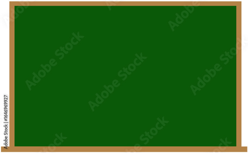 green blackboard with chalk