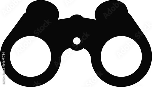 Binoculars silhouette icon