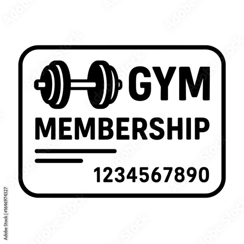 Gym Membership Access Card - Fitness Club Entry and Wellness Privilege