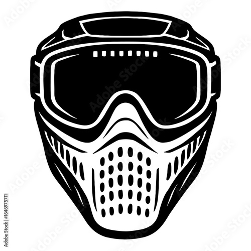 Paintball Mask Equipment with Goggles and Protective Face Guard
