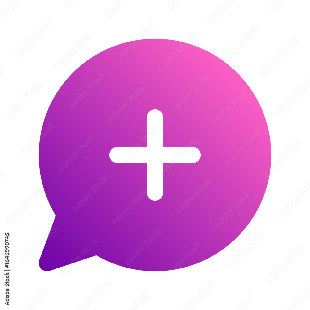 Fototapeta premium consultation gradient icon