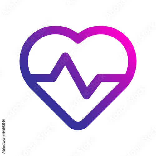 heart rate gradient icon