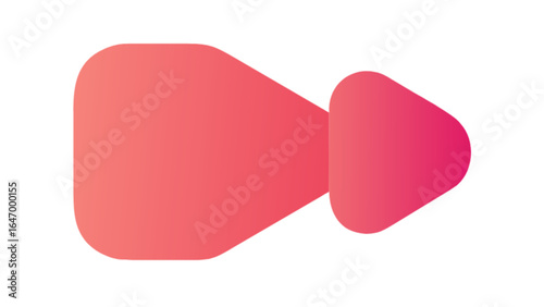 Play button icon vector illustration for media player interface and streaming service design concept use case