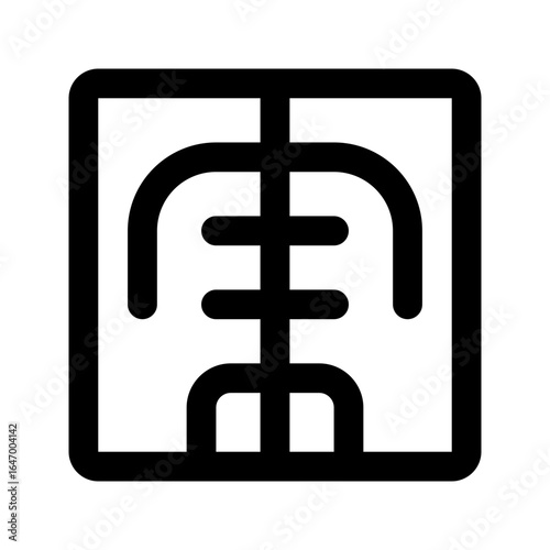 x ray line icon