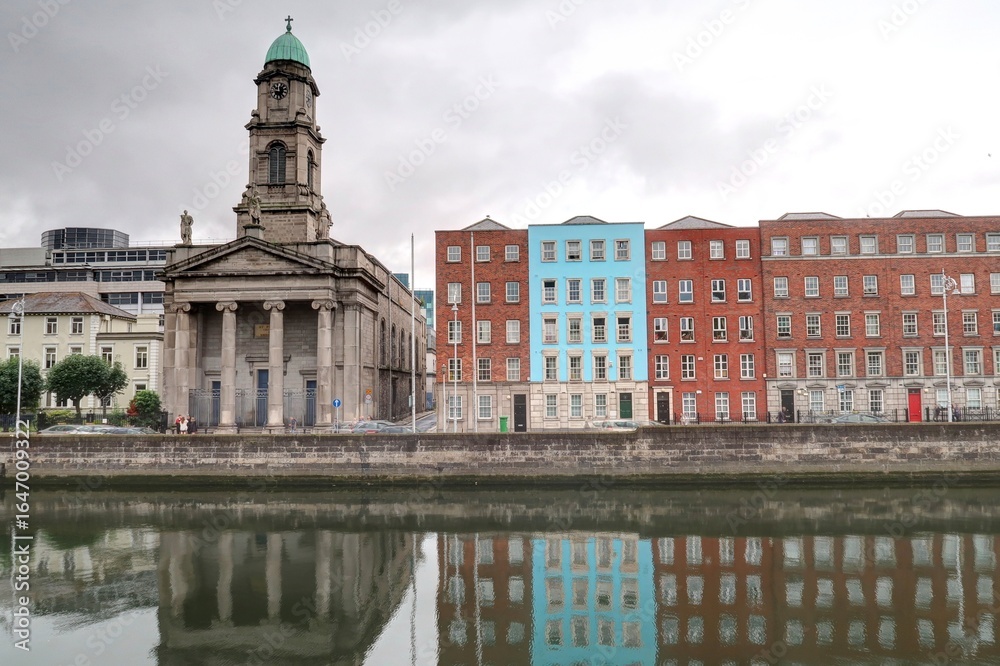 Obraz premium dans les rues de Dublin en Irlande